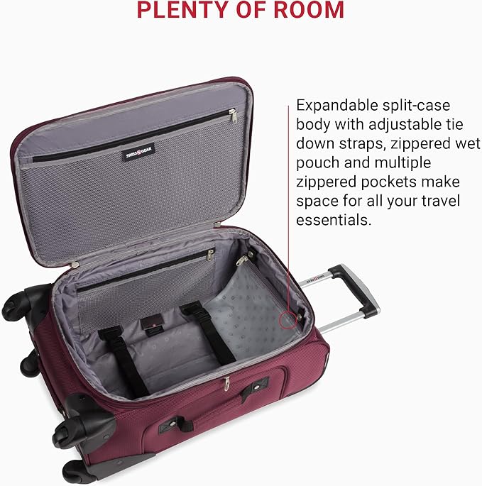 SwissGear Sion Softside Expandable Luggage, Carry-On 21-Inch - Image 5