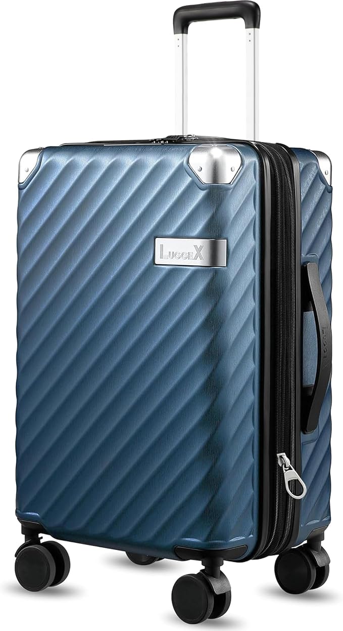 LUGGEX Luggage with Spinner Wheels, Polycarbonate Expandable Hard Shell Suitcase by LuggeXLUGGAGE