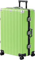 Krute Luggage 28 Inch Aluminum Frame Luggages TSA Lock No Zipper Checked by Krute