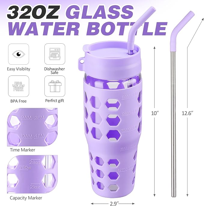 MUKOKO 32 oz Glass Tumbler - Image 2