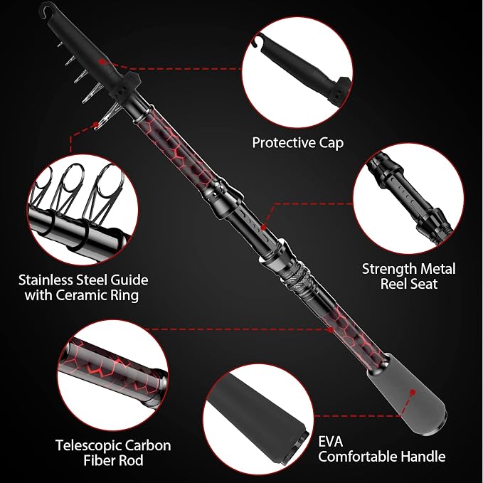 Fishing Rod and Reel Combos, Unique Design - Image 3