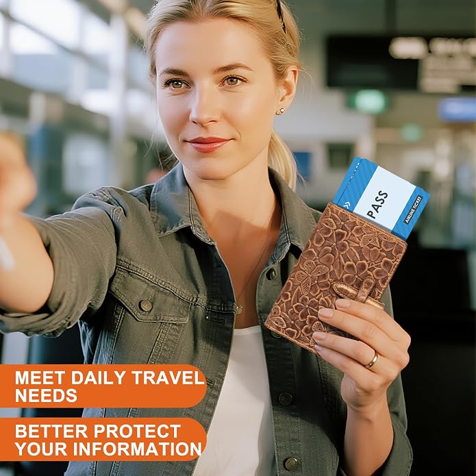 Genuine Leather Passport Holder - Image 5