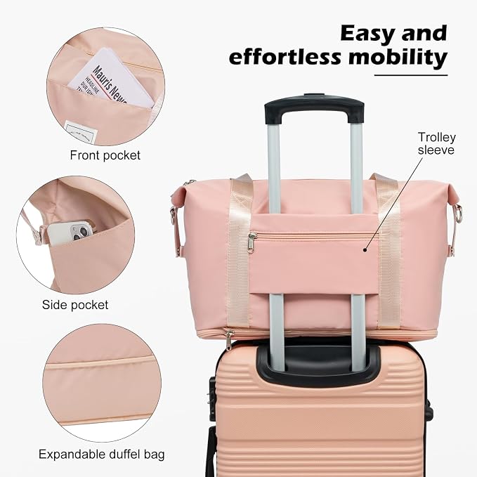 LONG VACATION 6 Piece ABS+PC Hardshell Luggage Set - Image 5