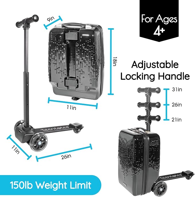 Teen Totes Detachable 4-in-1 Scooter Luggage - Image 6