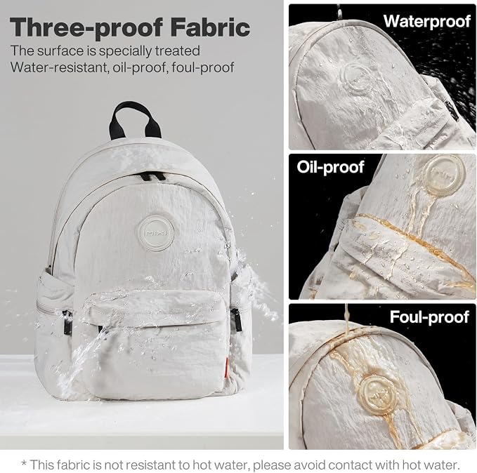 mixi Outdoor Lightweight Backpack Casual Carry On Laptop Backpack Travel Bookbag - Image 4
