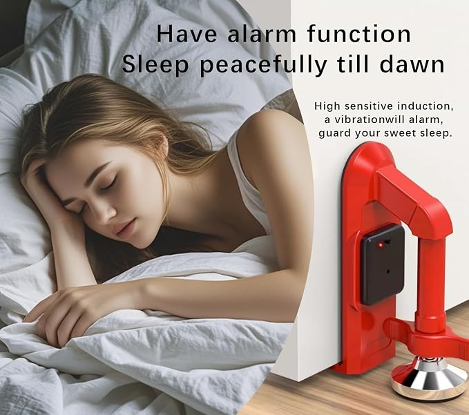 Portable Alarm Door Stopper Door Stop Alarm Door Stoppers Security Easy to - Image 5