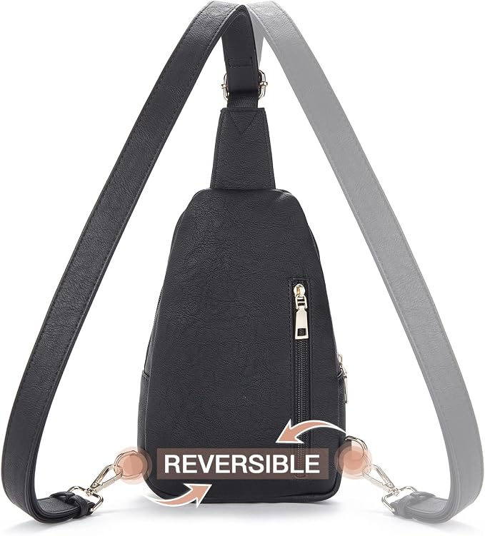 Telena Small Sling Bag for Women Leather Crossbody Fanny Packs Chest Bag for - Image 5