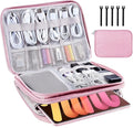 Electronic Organizer Travel Case, Travel Cable Bag, Water Resistant, Double by CNPOP