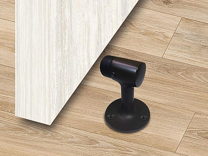 QCAA Solid Brass Door Stop, US10B ORB Oil Rubbed Bronze, 4 Pack, Made in Taiwan - Image 5
