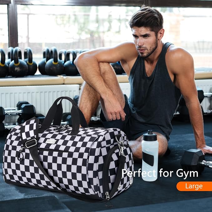 TOPDesign Gym Bag for Women & Men, Unisex Duffel Bag - Image 2