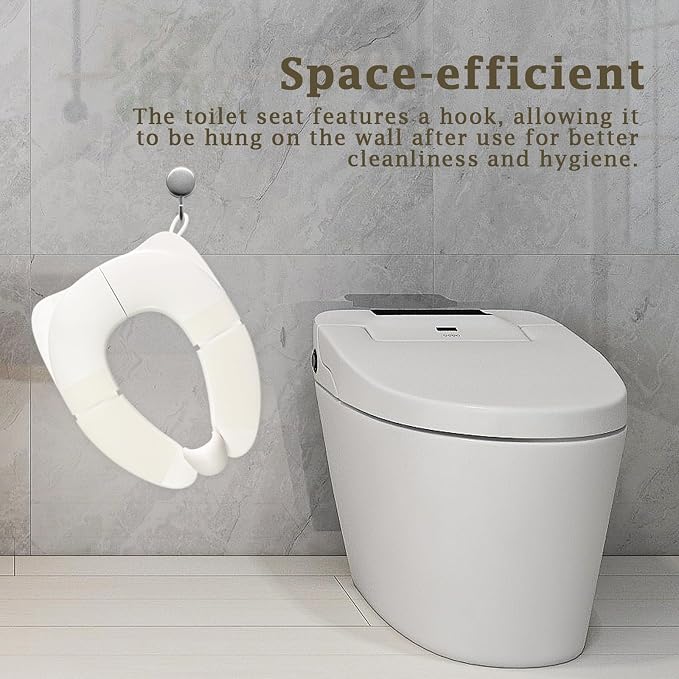 Portable Toilet Seat for Kids, Foldable Universal Fit Potty Training Seat - Image 5