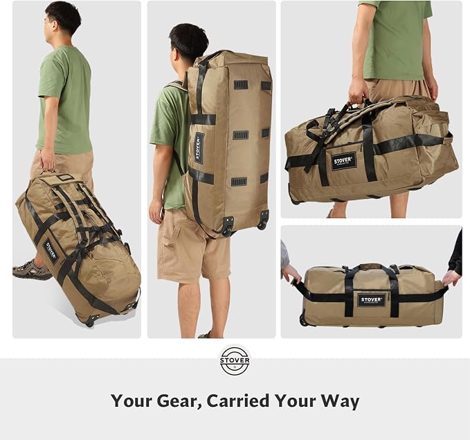 STOVER 80L Rolling Duffel Bag - Image 3