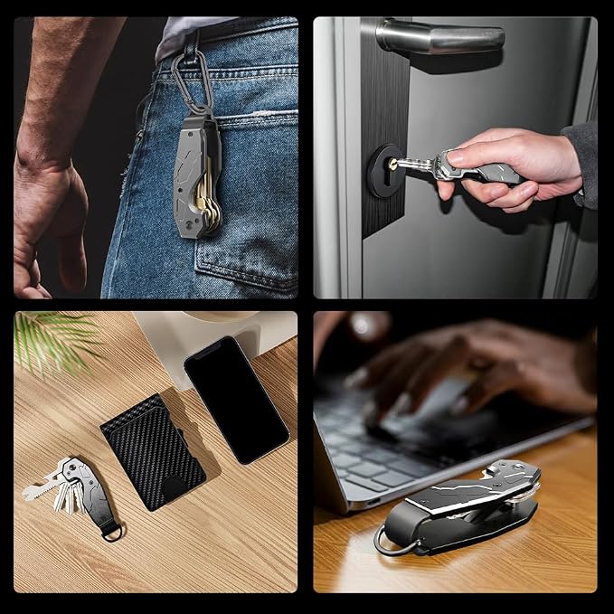 Zeeker Compact Key Organizer Keychain - Image 7