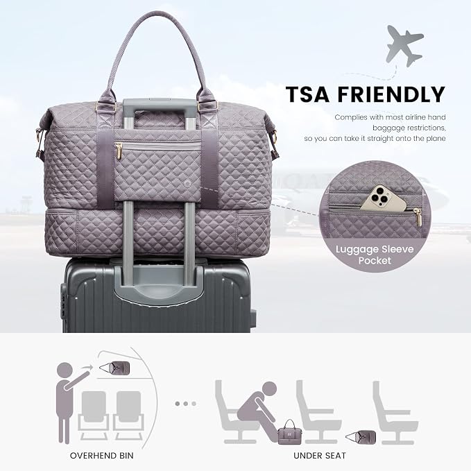 LOVEVOOK Travel Duffle Bag, Weekender Bags - Image 5