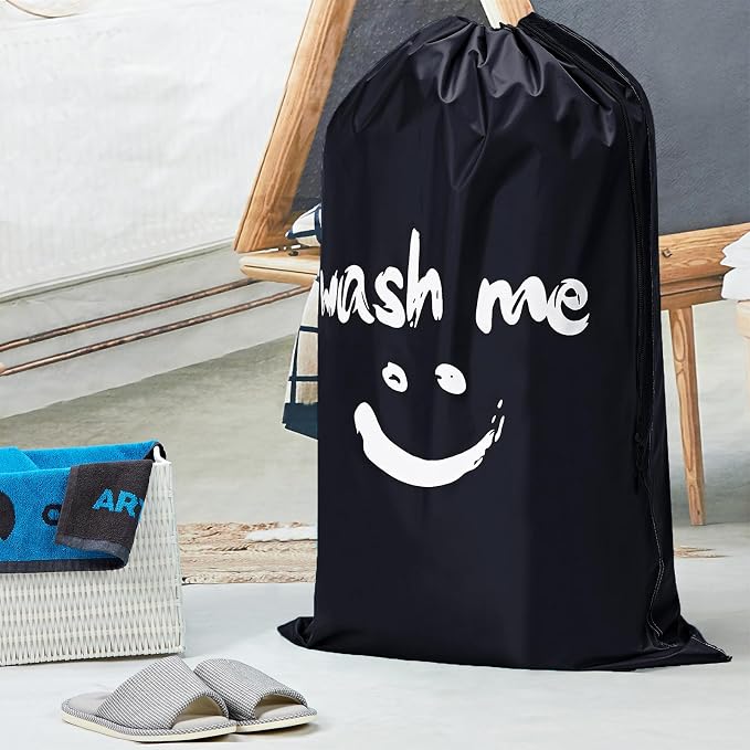 HOMEST 2 Pack XL Wash Me Travel Laundry Bag, Dirty Garments Organizer, Large - Image 6