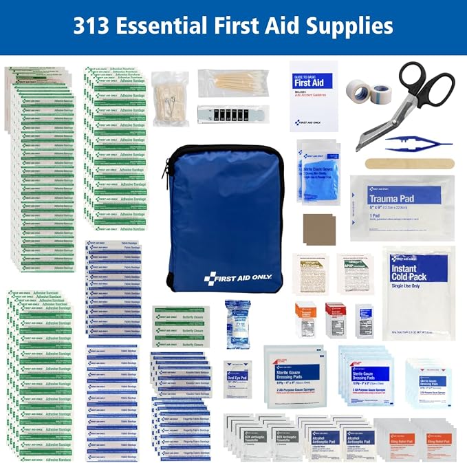 First Aid Only 313 Piece Home & Go Emergency First Aid Kit - Image 4