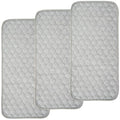 BlueSnail Quilted Thicker Waterproof Changing Pad Liners 3 Count by BlueSnail