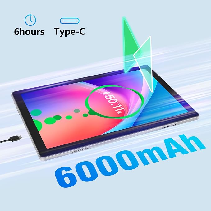 Tablet, Android 14 Tablet with 12GB RAM 64GB ROM, Octa-Core Processor Tablets - Image 6