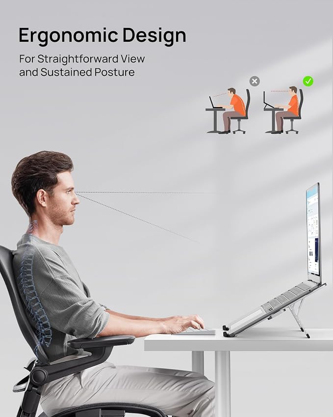 【Innovative & Ultra Compact】SODI Foldable Laptop Stand - Image 6