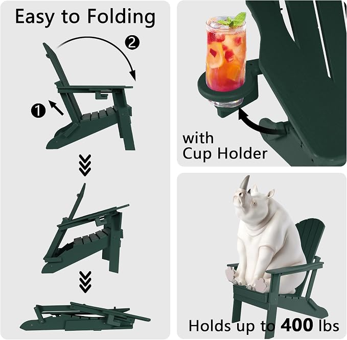 Folding Adirondack Chair - Image 5