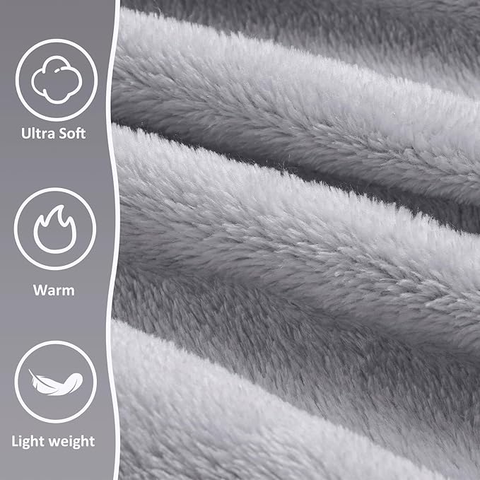 Travel Blanket, Ultra-Soft, Warm & Lightweight Travel Blanket Airplane - Image 2