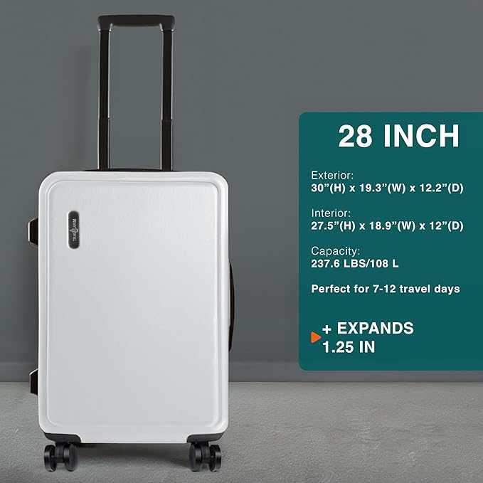 Luggage Sets 2 Piece, 24 Inch Suitcase and 28 Inch Luggage - Image 3