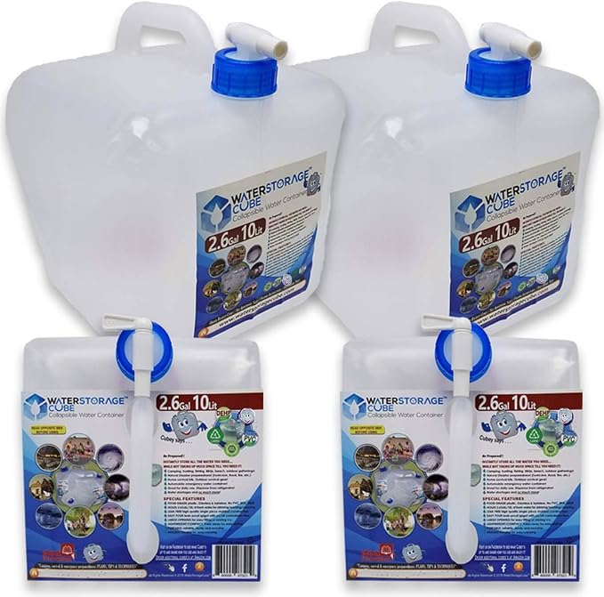 WaterStorageCube BPA Free Collapsible Water Container by WaterStorageCube%C2%AE