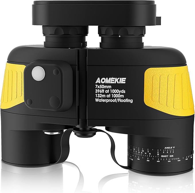 AOMEKIE Marine Binoculars for Adults 7X50 Military Waterproof Binoculars by AOMEKIE