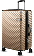 LUGGEX Luggage with Spinner Wheels, Polycarbonate Expandable Hard Shell Suitcase by LuggeXLUGGAGE