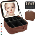 Travel Makeup Bag for Women and Makeup Artists Cosmetic Organizer Large Makeup by MORMIDTravelMakeupBag