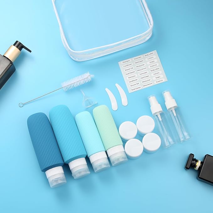16 Pack Travel Bottles for Toiletries, Large 6oz Silicone Travel Containers jar - Image 6