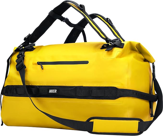 MIER Large Waterproof Duffel Bag Rolltop Dry Backpack Duffle Bags by MIER