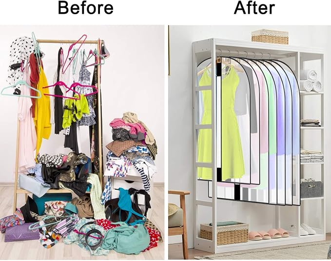 Pwsap 12 Pack Breathable Clothes Covers - Image 2
