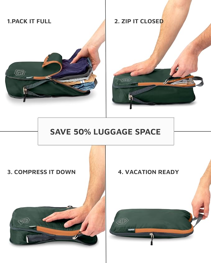 Compression Packing Cubes Set for Travel - Image 5