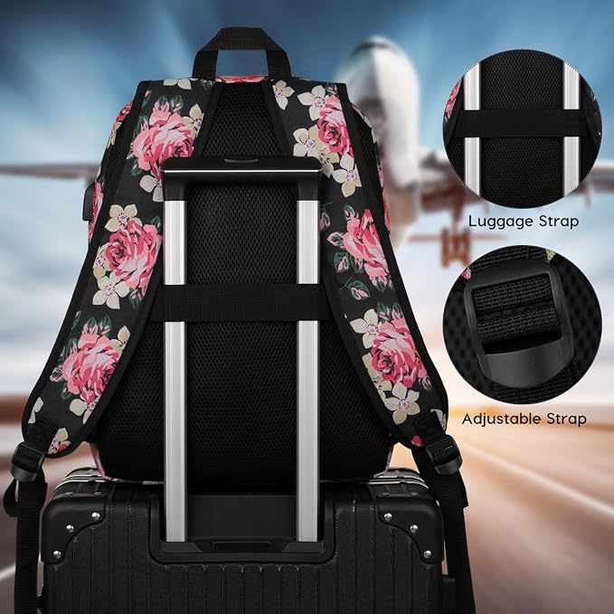School Backpack, Classic Bookbag Women and Teen Girl Schoolbag - Image 5