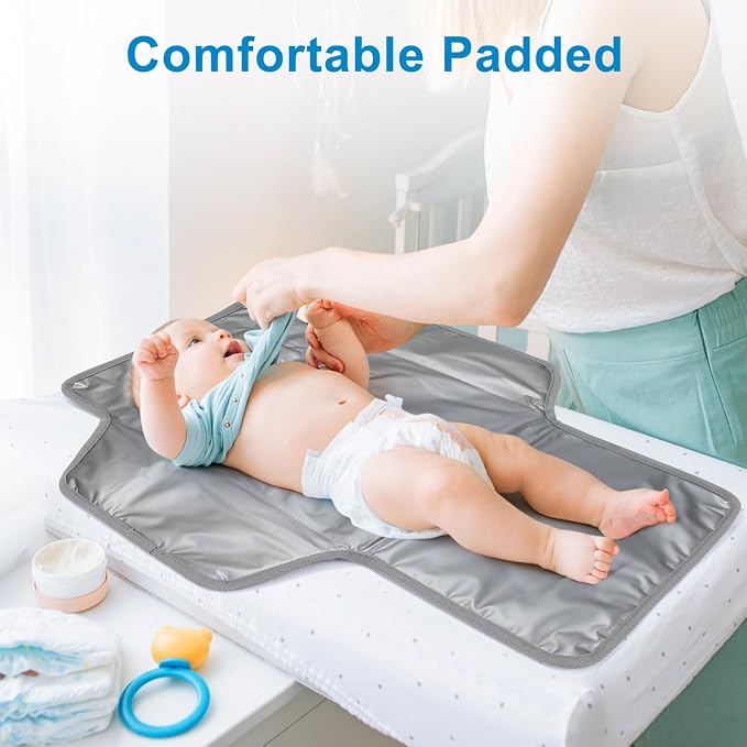 Accmor Portable Diaper Changing Pad, Waterproof Baby Changing Mat, Foldable - Image 3