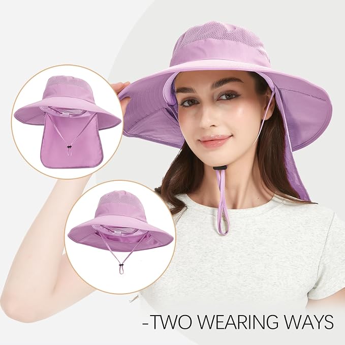 Fishing Hat Breathable Wide Brim Sun Hats - Image 4