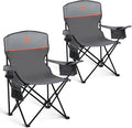 ALPHA CAMP Camping Chair 2 Pack Portable Chair by ALPHACAMP