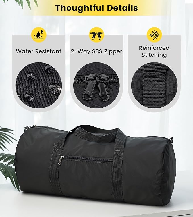 Vorspack Duffel Bag 20-24-28 Inches Foldable Gym Bag - Image 4