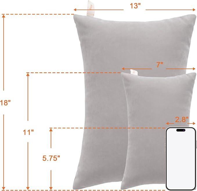 NTBAY Tiny Pillows, Down Alternative 7"x11" Microfiber Mini Pillows - Image 5