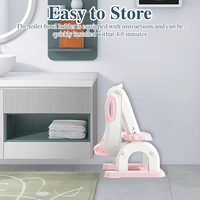 Potty Training Seat for Toddlers, Adjustable Height 2-in-1 Potty Training - Image 6