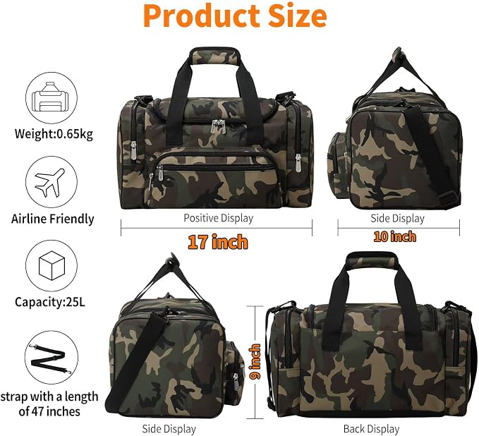 17 inch Small Duffle Bag - Image 6