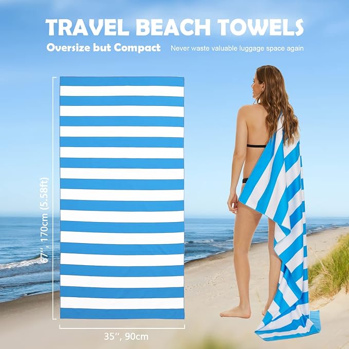 Your Choice Microfiber Quick Dry Sand-Free Beach Towel - Image 6