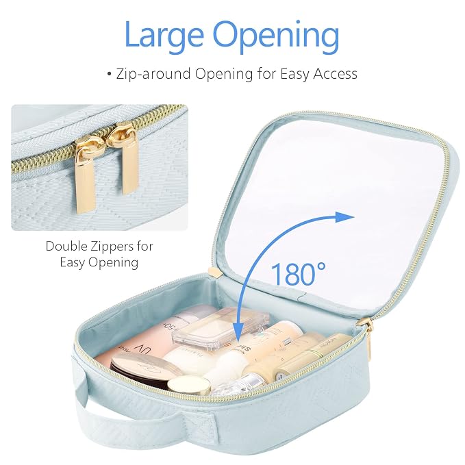 PACKISM TSA Approved Toiletry Bag, 3 Pack Clear Makeup Bags - Image 2