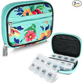 Serfeymi Weekly Travel Pill Organizer Pill Case by Serfeymi