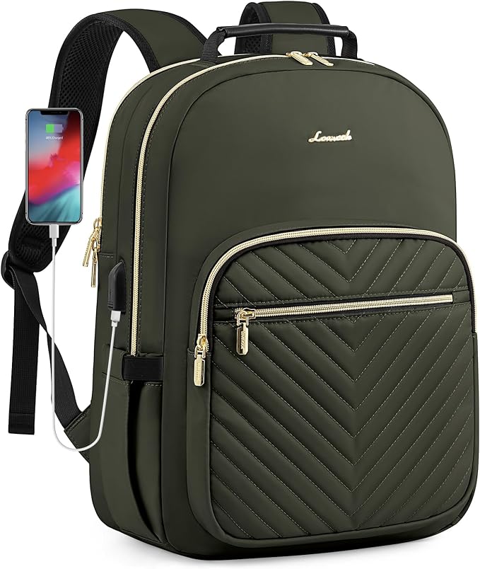LOVEVOOK Laptop Backpack for Women, Travel Computer Work Bags by LOVEVOOK
