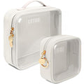 Travel Toiletry Bag, 2 Pack Clear Makeup Bags by LETGO