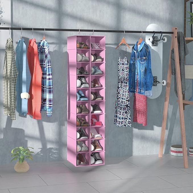 coastal rose Hanging Shoe Organizer - Image 4