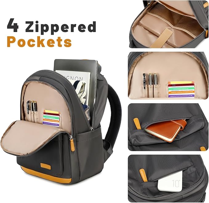 mygreen Stylish and Multifunctional Women's Laptop Backpack - Image 4