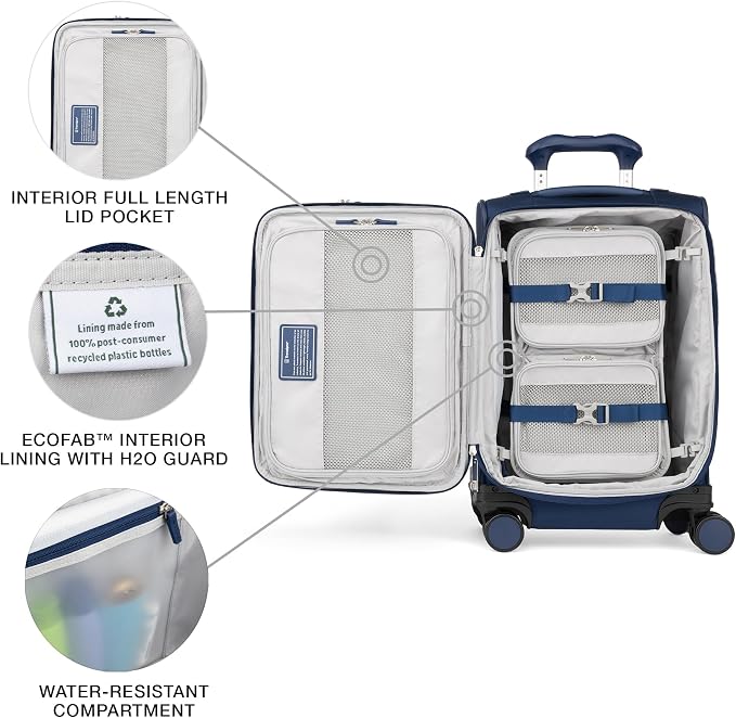 Travelpro VersaPack+ Lightweight Softside Expandable Carry on Luggage, 8 - Image 4